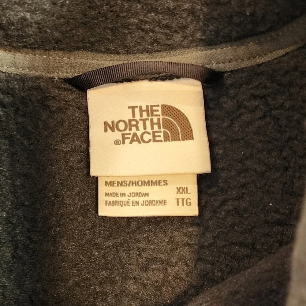 The North Face Full Men's Zip Heavy Weight All Seasons Black Fleece‎ Jacket XXL